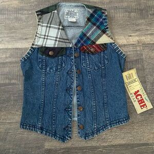 Vintage jordache denim vest